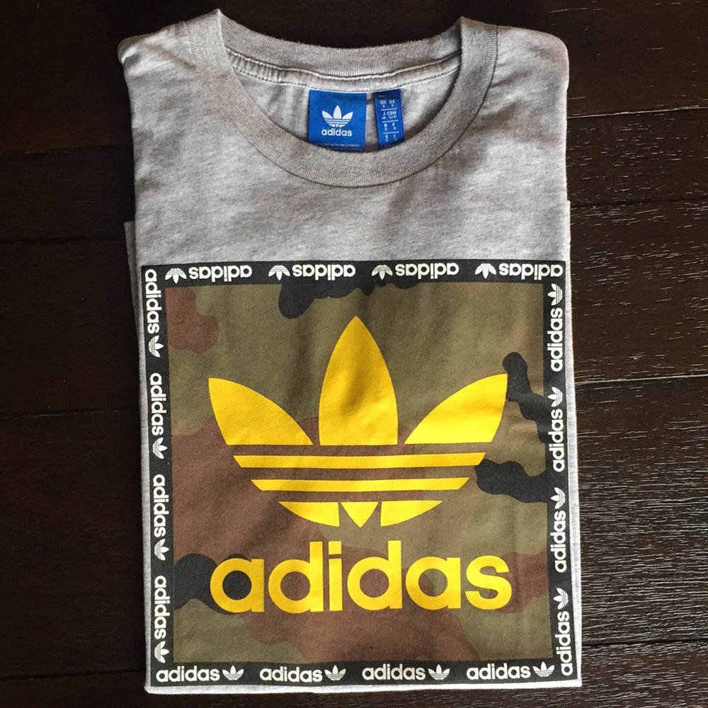 Adidas Box Camo Top & UO Shorts